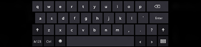 Touch keyboard