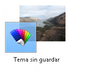 Un tema sin guardar