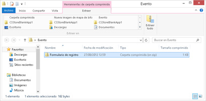 Extraer todos los archivos desde una carpeta comprimida