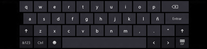 Teclado táctil